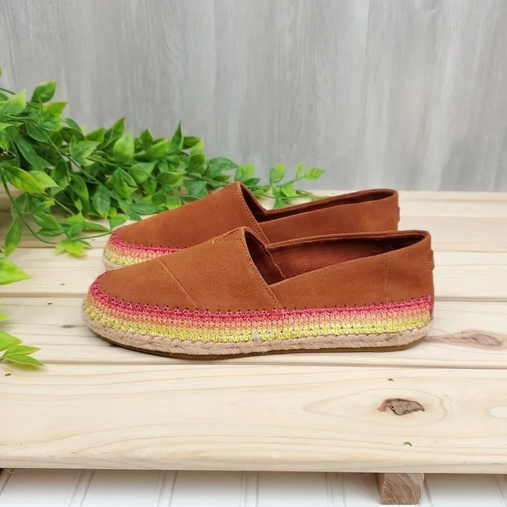 TOMS Esparto Suede Thread Espadrilles